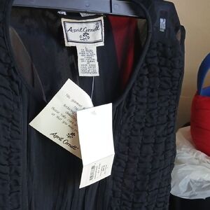 April Cornell Black Blouse